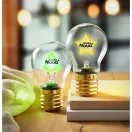 Bec LED decorativ, Everestus, 2610E17459, 7x12 cm, ABS, Verde Neon