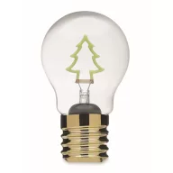  Bec LED decorativ, Everestus, 2610E17459, 7x12 cm, ABS, Verde Neon