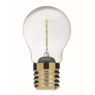   Bec LED decorativ, Everestus, 2610E17459, 7x12 cm, ABS, Verde Neon