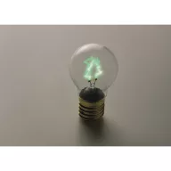   Bec LED decorativ, Everestus, 2610E17459, 7x12 cm, ABS, Verde Neon