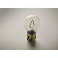   Bec LED decorativ, Everestus, 2610E17459, 7x12 cm, ABS, Verde Neon