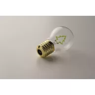   Bec LED decorativ, Everestus, 2610E17459, 7x12 cm, ABS, Verde Neon