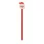 Creion grafit, Everestus, 2610E17571, 17.8 cm, Lemn, Rosu