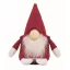 Gnom decorativ, Everestus, 2610E17464, 5x10 cm, Bumbac, Rosu