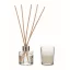 Set difuzor si lumanare vanilie, Everestus, 2610E17942, 5x6.2 cm, Sticla, Bej