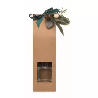   Set difuzor si lumanare vanilie, Everestus, 2610E17942, 5x6.2 cm, Sticla, Bej