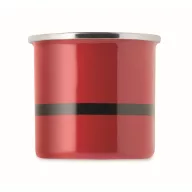   Cana emailata vintage, Everestus, 2610E19411, 300 ml, 11.3x8.7 cm, Fier, Rosu