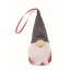 Decoratiune brad in forma de spiridus, Everestus, 2610E17467, 5x13 cm, Poliester, Bumbac, Gri