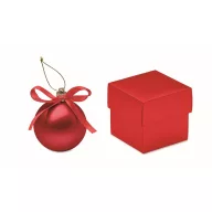   Glob de Craciun, Everestus, 2610E17463, 6.6x6.6x6.5 cm, Hartie, Rosu