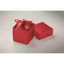 Glob de Craciun, Everestus, 2610E17463, 6.6x6.6x6.5 cm, Hartie, Rosu