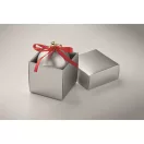 Glob de Craciun, Everestus, 2610E17461, 6.6x6.6x6.5 cm, Hartie, Argintiu
