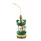 Ornament decorativ de Craciun, Everestus, 2610E17475, 3.3x8 cm, Lemn, Verde