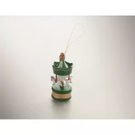   Ornament decorativ de Craciun, Everestus, 2610E17475, 3.3x8 cm, Lemn, Verde