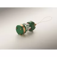   Ornament decorativ de Craciun, Everestus, 2610E17475, 3.3x8 cm, Lemn, Verde