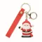 Breloc Mos Craciun, Everestus, 2610E17460, 5.3x4.4x3 cm, PVC, Rosu
