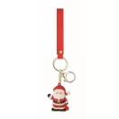 Breloc Mos Craciun, Everestus, 2610E17460, 5.3x4.4x3 cm, PVC, Rosu