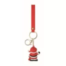 Breloc Mos Craciun, Everestus, 2610E17460, 5.3x4.4x3 cm, PVC, Rosu