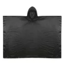 Pelerina de ploaie cu gluga si husa, Everestus, 20IAN1193, Negru, PVC