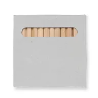 Set de 12 creioane colorate, Cardboard, brown
