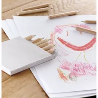 Set de 12 creioane colorate, Cardboard, brown