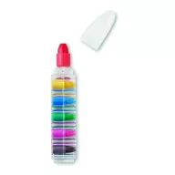 Set de 6 creioane cerate, Plastic, transparent