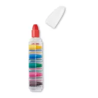 Set de 6 creioane cerate, Plastic, transparent