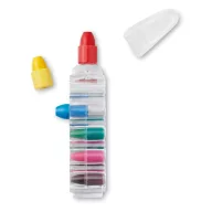 Set de 6 creioane cerate, Plastic, transparent