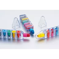 Set de 6 creioane cerate, Plastic, transparent