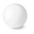 Jucarie antistres Minge unicolora, diametru 60 mm, Everestus, ASJ003, poliuretan, alb
