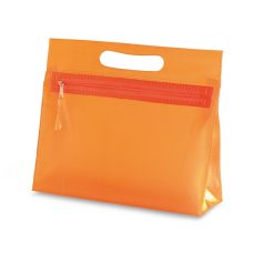 Borseta transparenta din PVC, orange