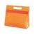 Borseta transparenta din PVC, orange