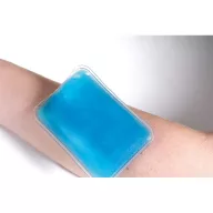 Perna cu gel cald pentru masaj, Plastic, blue