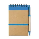 Bloc notes reciclat si pix, Paper, blue