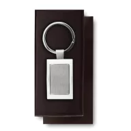 Breloc dreptunghiular, Everestus, KR0215, metal, argintiu