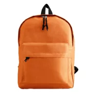   Rucsac sport casual cu buzunar exterior si fermoar, 29x11.5x38 cm, Everestus, 20SEP1256, Poliester 600D, Portocaliu