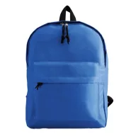   Rucsac sport casual cu buzunar exterior si fermoar, 29x11.5x38 cm, Everestus, 20SEP1258, Poliester 600D, Albastru