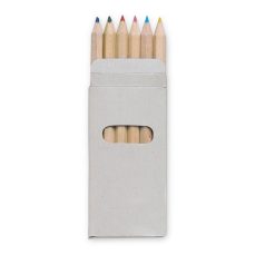 6 creioane colorate, Wood, multicolor