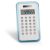 Calculator cu 8 cifre, Plastic, transparent blue