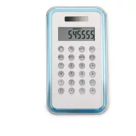 Calculator cu 8 cifre, Plastic, transparent blue