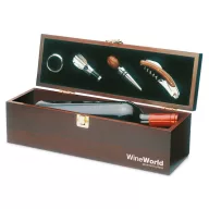 Set accesorii vin in cutie, Everestus, AV6, lemn