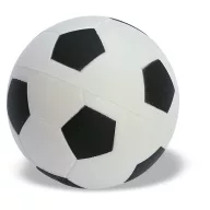   Jucarie antistres Minge de Fotbal, Everestus, ASJ011, poliuretan, alb, negru