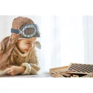 Set 4 jocuri in cutie din lemn, Everestus, JJE02, natur
