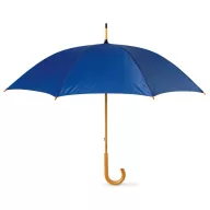   Umbrela 23 inch, maner curbat din lemn, Everestus, 20IAN807, Albastru, Poliester