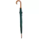 Umbrela 23 inch, maner curbat din lemn, Everestus, 20IAN809, Verde, Poliester