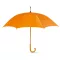 Umbrela 23 inch, maner curbat din lemn, Everestus, 20IAN812, Portocaliu, Poliester