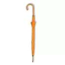 Umbrela 23 inch, maner curbat din lemn, Everestus, 20IAN812, Portocaliu, Poliester