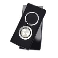 Breloc glob pamantesc, Everestus, KR0224, metal, argintiu
