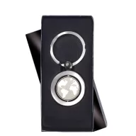Breloc glob pamantesc, Everestus, KR0224, metal, argintiu