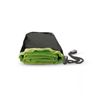   Prosop sport in husa din nylon, poliester, poliamida, 40x80 cm, Everestus, SPF004, verde