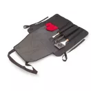 Sort, ustensile si manusa Barbeque, poliester, Everestus, UG6, negru